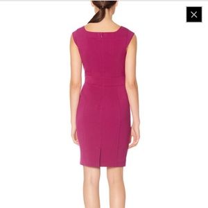 Magenta pencil dress